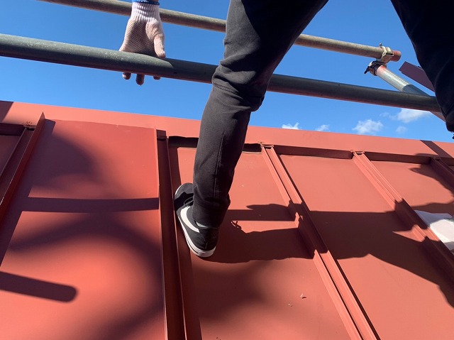 瓦棒板金カバー